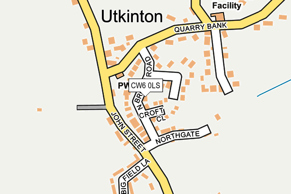 CW6 0LS map - OS OpenMap – Local (Ordnance Survey)