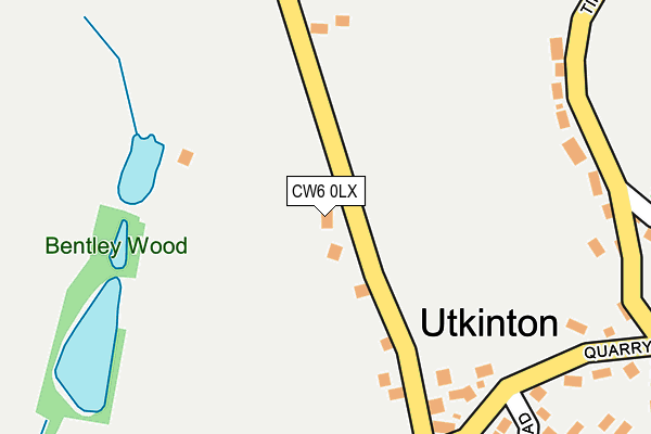 CW6 0LX map - OS OpenMap – Local (Ordnance Survey)