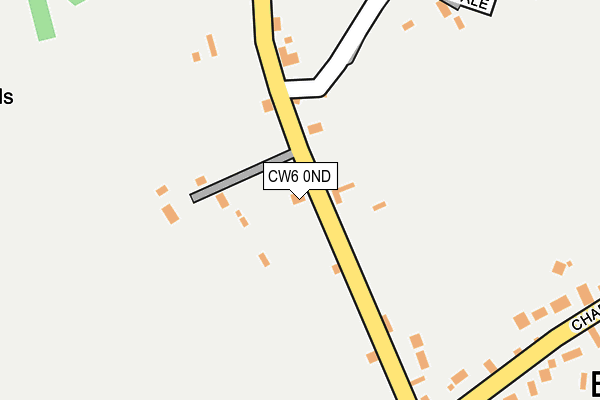 CW6 0ND map - OS OpenMap – Local (Ordnance Survey)
