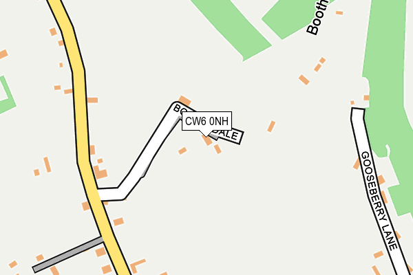 CW6 0NH map - OS OpenMap – Local (Ordnance Survey)