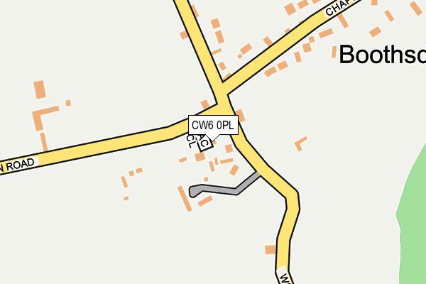 CW6 0PL map - OS OpenMap – Local (Ordnance Survey)