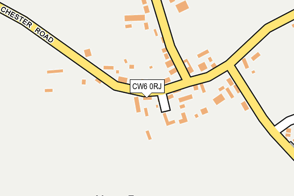 CW6 0RJ map - OS OpenMap – Local (Ordnance Survey)