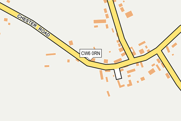 CW6 0RN map - OS OpenMap – Local (Ordnance Survey)