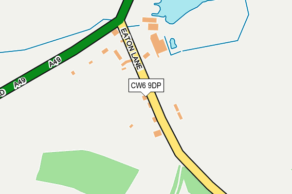 CW6 9DP map - OS OpenMap – Local (Ordnance Survey)