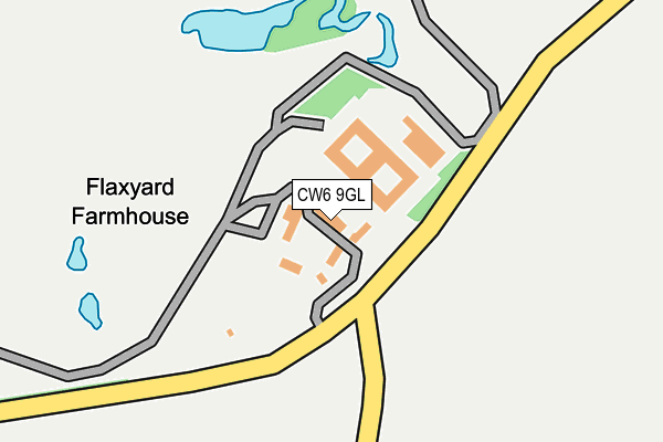 CW6 9GL map - OS OpenMap – Local (Ordnance Survey)