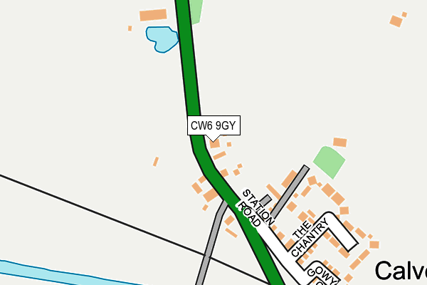 CW6 9GY map - OS OpenMap – Local (Ordnance Survey)