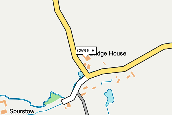 CW6 9LR map - OS OpenMap – Local (Ordnance Survey)