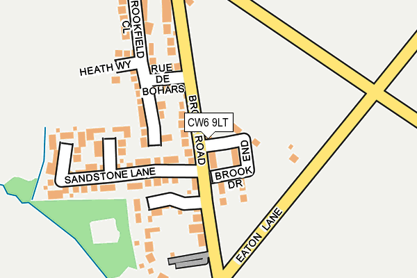 CW6 9LT map - OS OpenMap – Local (Ordnance Survey)