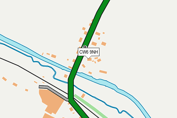 CW6 9NH map - OS OpenMap – Local (Ordnance Survey)