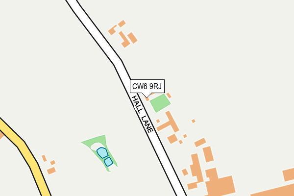 CW6 9RJ map - OS OpenMap – Local (Ordnance Survey)