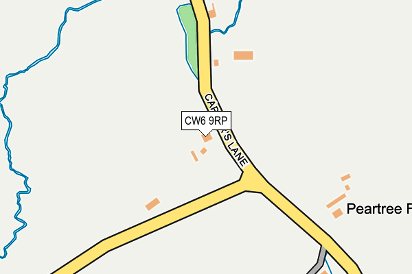 CW6 9RP map - OS OpenMap – Local (Ordnance Survey)