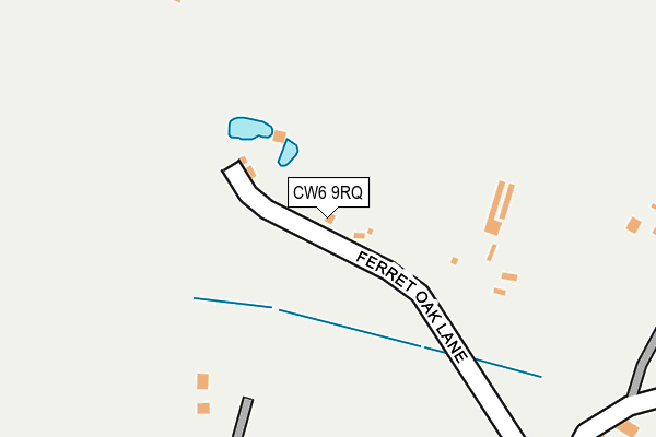 CW6 9RQ map - OS OpenMap – Local (Ordnance Survey)