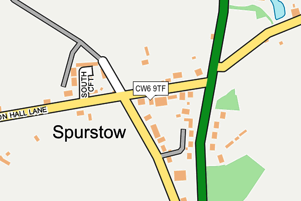 CW6 9TF map - OS OpenMap – Local (Ordnance Survey)