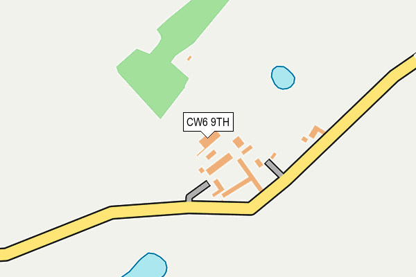 CW6 9TH map - OS OpenMap – Local (Ordnance Survey)