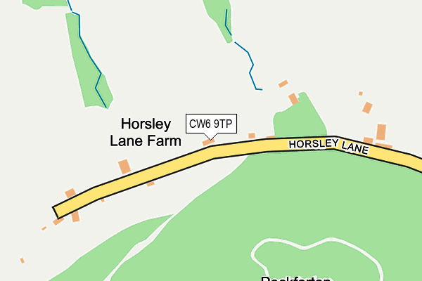 CW6 9TP map - OS OpenMap – Local (Ordnance Survey)