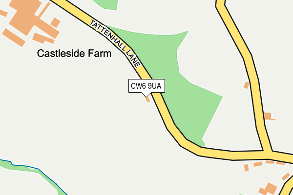 CW6 9UA map - OS OpenMap – Local (Ordnance Survey)