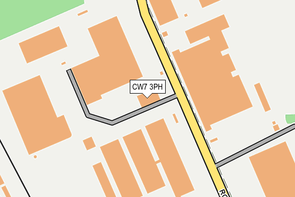 CW7 3PH map - OS OpenMap – Local (Ordnance Survey)