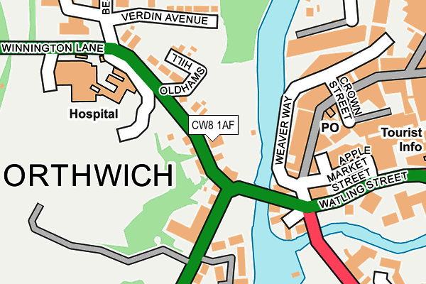 Map of CF LAW LIMITED at local scale