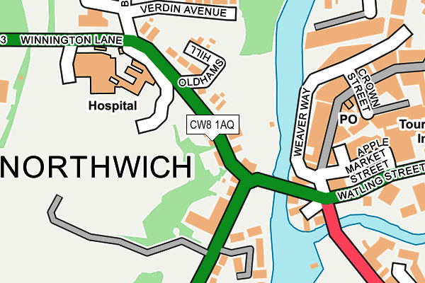 Map of SPENCER WESTON (INVESTMENTS) LIMITED at local scale