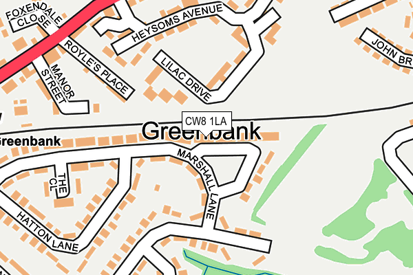 Map of ATHERTON CREATIVE ENGINEERING SERVICES LTD at local scale