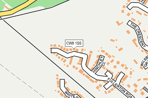 CW8 1SS map - OS OpenMap – Local (Ordnance Survey)