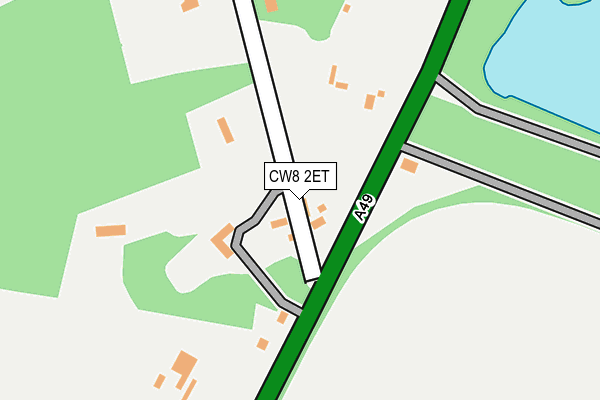 CW8 2ET map - OS OpenMap – Local (Ordnance Survey)