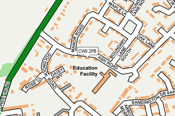 Map of ARC CATERING & EVENTS LTD at local scale