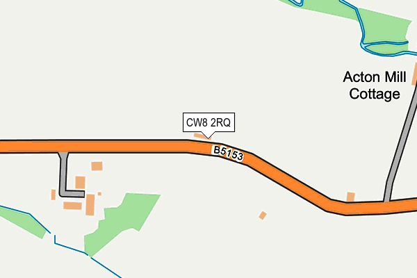 CW8 2RQ map - OS OpenMap – Local (Ordnance Survey)