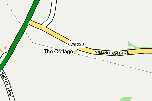 CW8 2SU map - OS OpenMap – Local (Ordnance Survey)