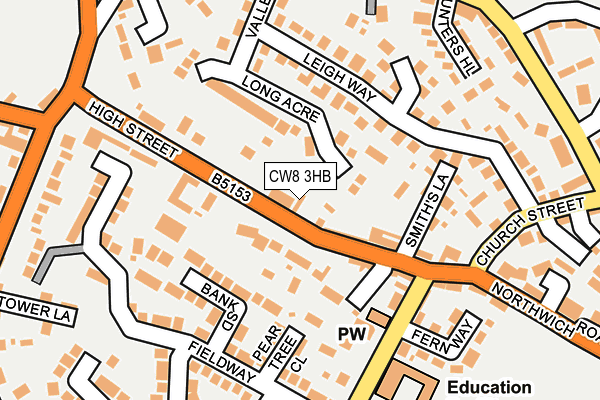 Map of JWA PROPERTY LTD at local scale