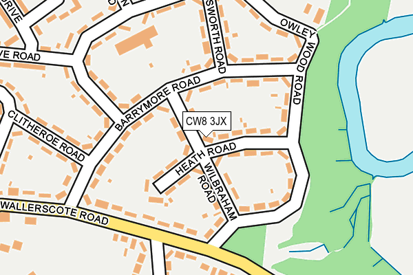 Map of P DAKIN CONSTRUCTION LTD at local scale