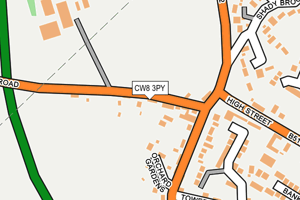 Map of EMBRYONICS LTD at local scale