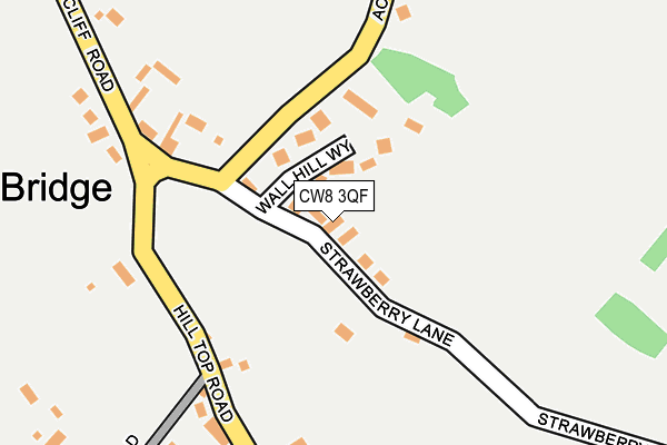 CW8 3QF map - OS OpenMap – Local (Ordnance Survey)