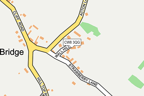 CW8 3QG map - OS OpenMap – Local (Ordnance Survey)