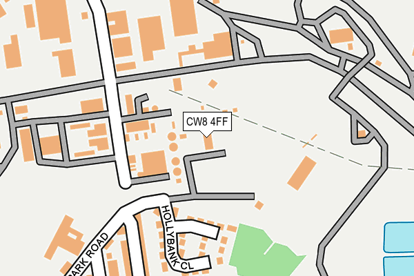 CW8 4FF map - OS OpenMap – Local (Ordnance Survey)