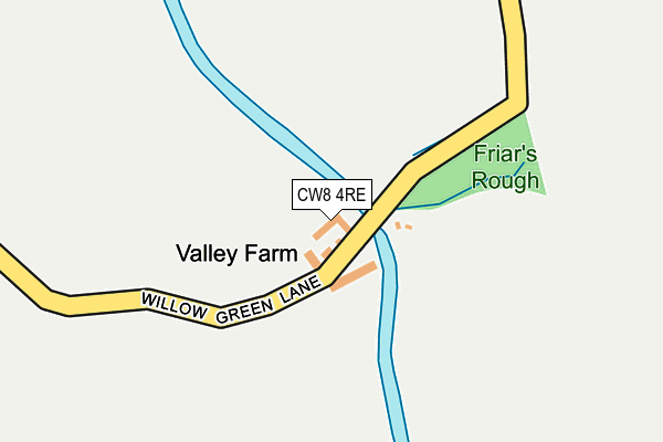 CW8 4RE map - OS OpenMap – Local (Ordnance Survey)