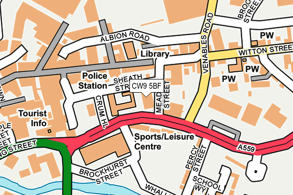 Map of MEREWORTH ELECTRONICS LIMITED at local scale