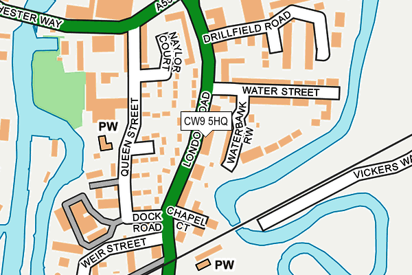 Map of TURNERS CATERING LIMITED at local scale