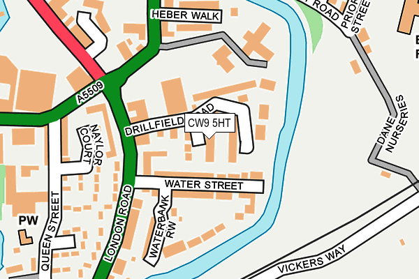 Map of JES CEILINGS LIMITED at local scale