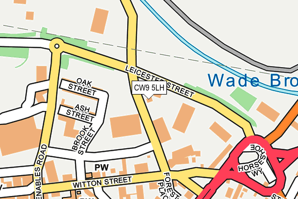 CW9 5LH map - OS OpenMap – Local (Ordnance Survey)