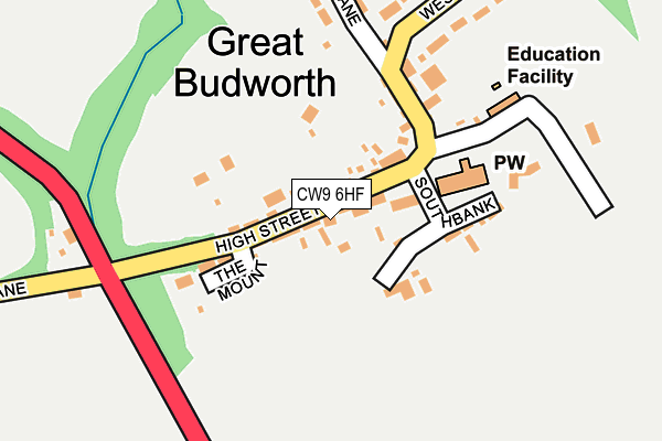 Map of JBW TECHNOLOGY LTD at local scale