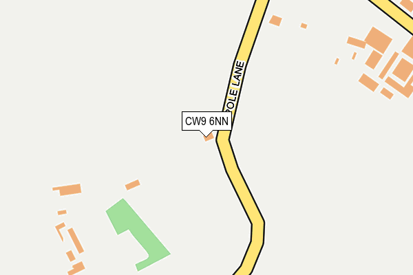 CW9 6NN map - OS OpenMap – Local (Ordnance Survey)