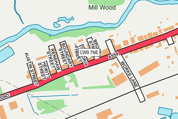 Map of BARCODE BARBERS LTD at local scale