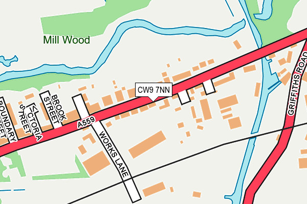 Map of COPLEY COMMUNITY LIMITED at local scale