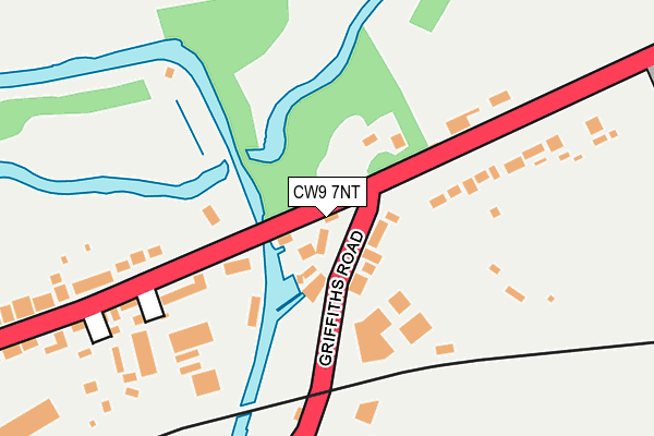 CW9 7NT map - OS OpenMap – Local (Ordnance Survey)