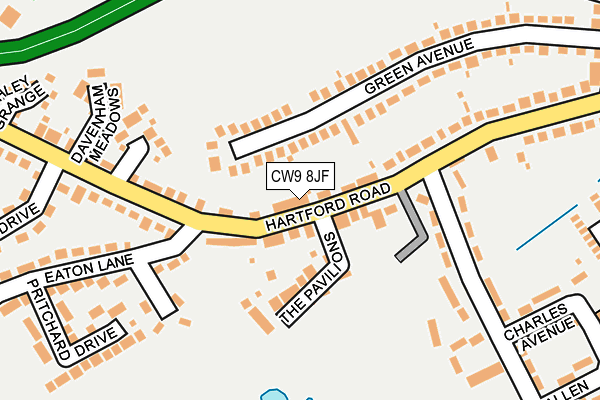 Map of CROWTON DEVS LTD at local scale