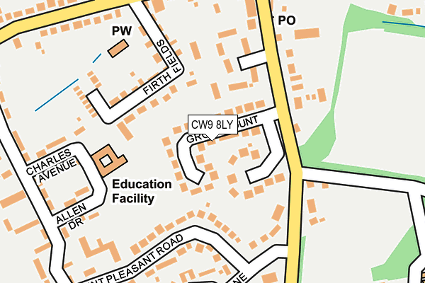 Map of PENITY LTD at local scale