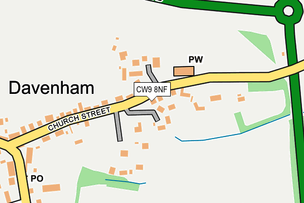 Map of STOREY CHESHIRE LTD at local scale