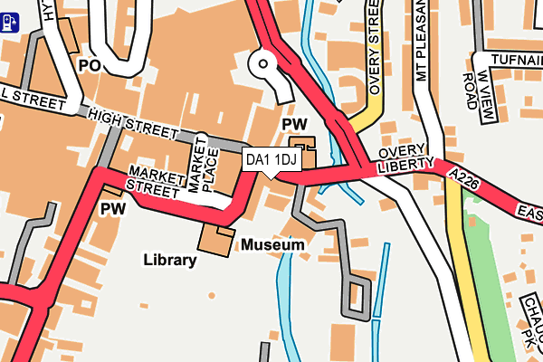 DA1 1DJ map - OS OpenMap – Local (Ordnance Survey)