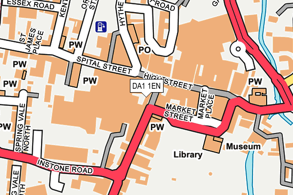 DA1 1EN map - OS OpenMap – Local (Ordnance Survey)